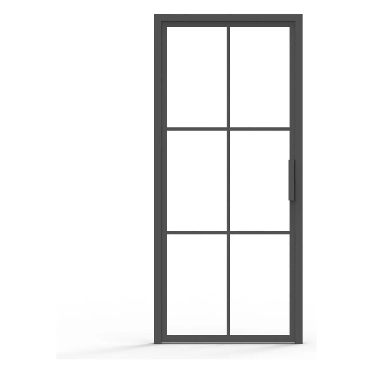 Chateau Steel French 6 Lite Single Interior Door