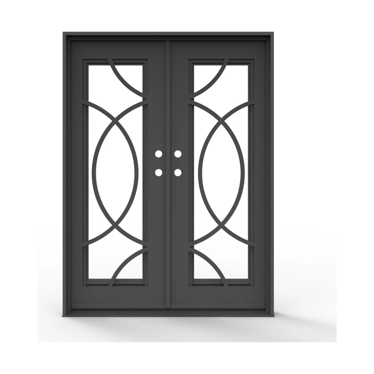 Forge Rimini Wrought Iron Double Door