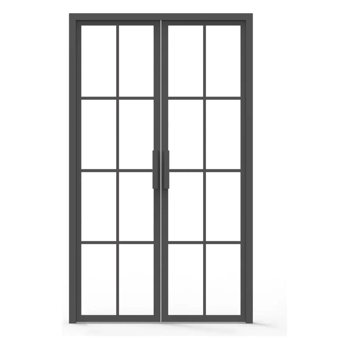 Forge Interior Iron 8 Lite Double Door