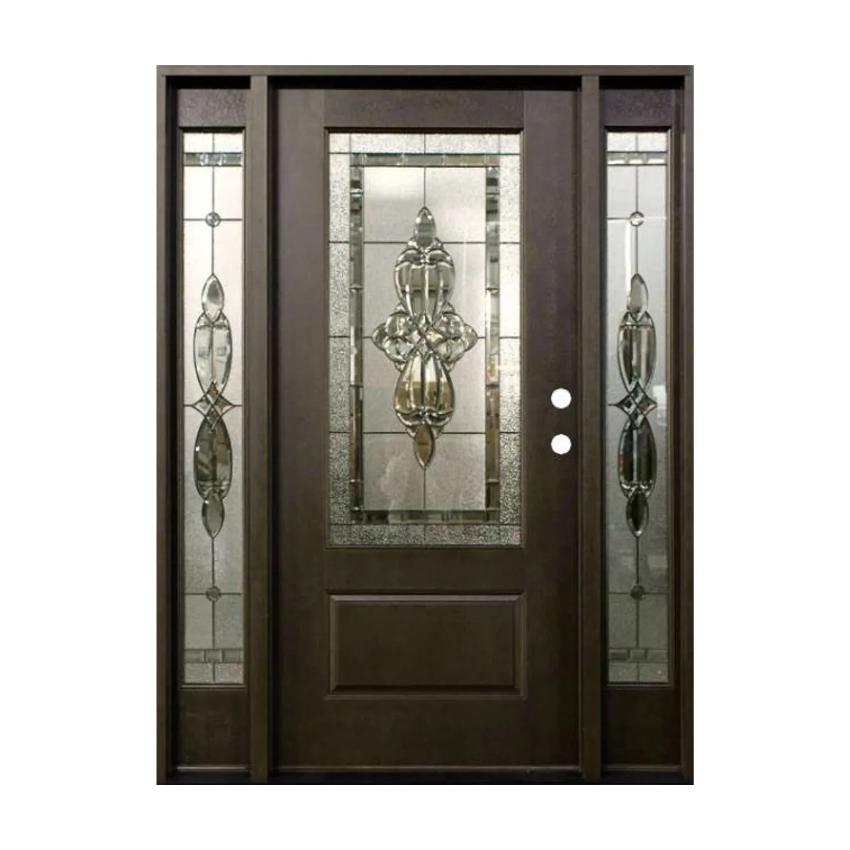 Valera Sevilla Fiberglass Single Door with Sidelights